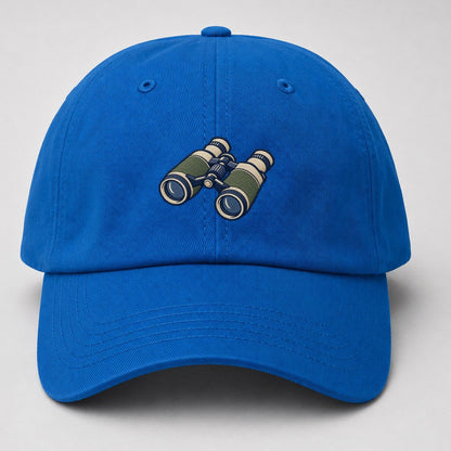 Field Binoculars Tiny Solo Marks Baseball Cap – Blue