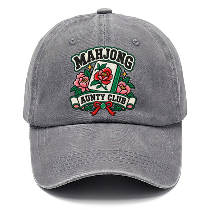 Mahjong Aunty Club Mahjong Game Night Classic Cap – Urban Haze
