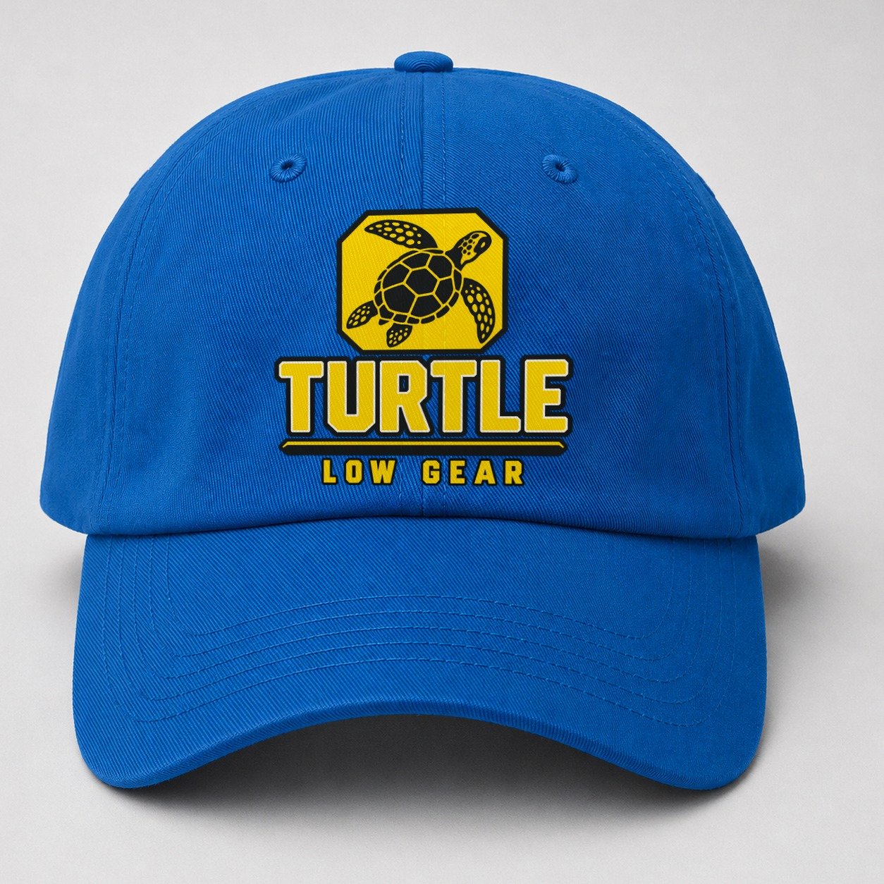 Turtle Low Gear Heavy Duty Baseball Cap – Blue