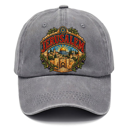 Holy City Arch Lettering Jerusalem Classic Cap – Urban Haze