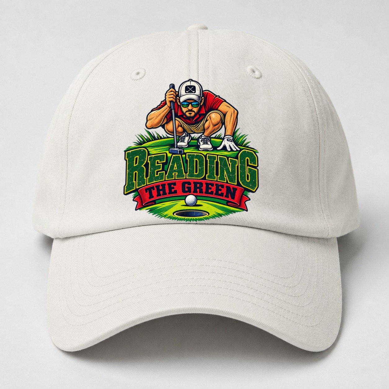 Reading The Green Golf Life Baseball Cap – Off White