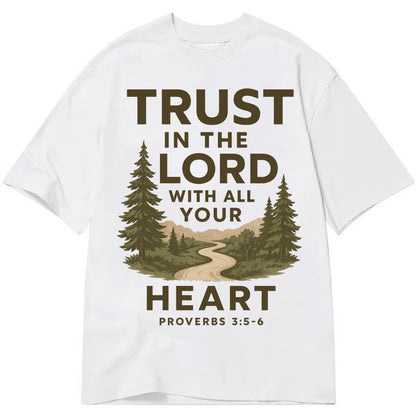 Proverbs 35 6 Path Classic T-shirt – White