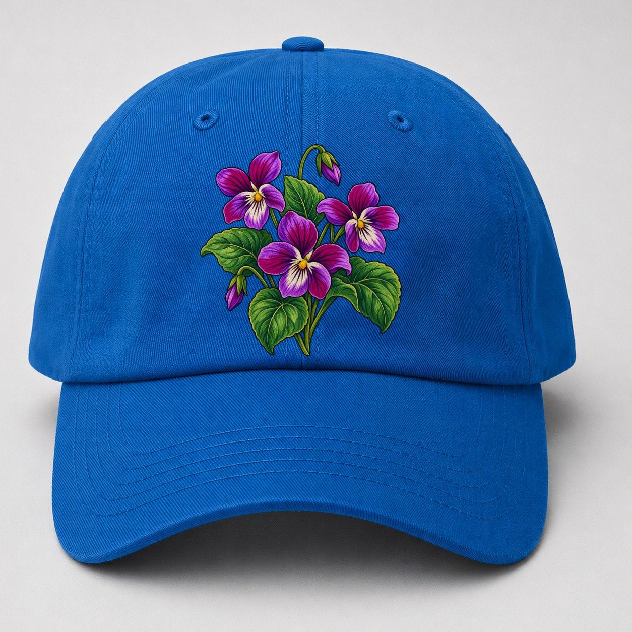 New Brunswick Purple Violet Canada Cultural Icons Baseball Cap – Blue