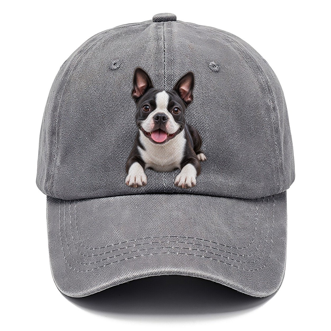 Boston Terrier Lying Down Top Breeds Classic Cap – Urban Haze