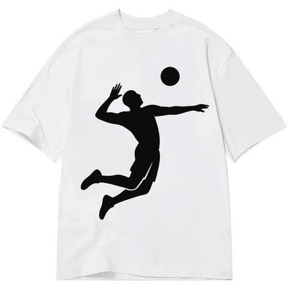 Volleyball Spike Classic T-shirt – White