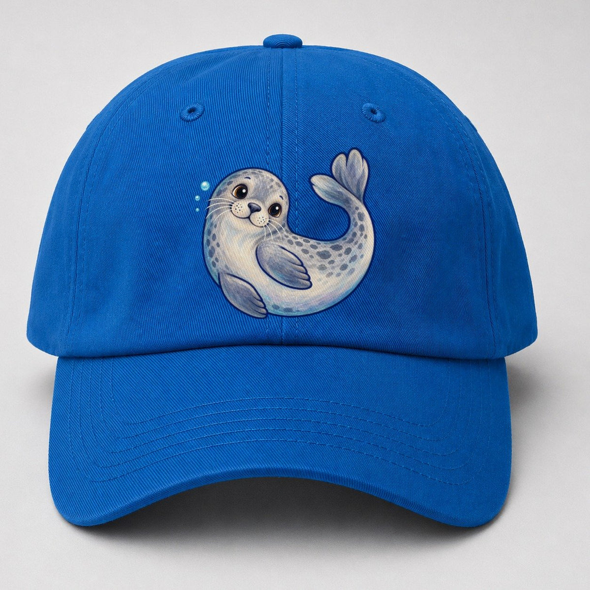 Seal Side Roll Sea Sprite Baseball Cap – Blue