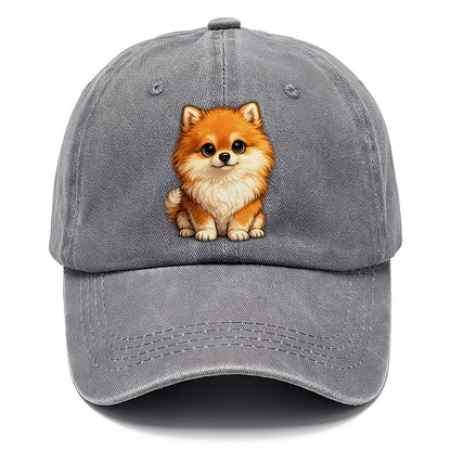 Pomeranian Sitting Sweetheart Classic Cap – Urban Haze