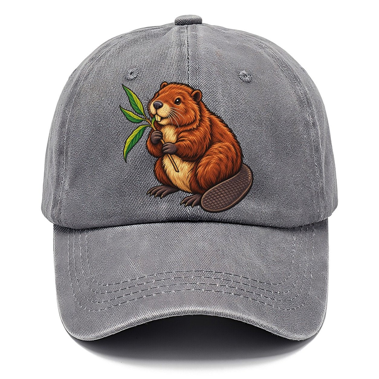 North American Beaver And Willow Sprig Canada Cultural Icons Classic Cap – Urban Haze