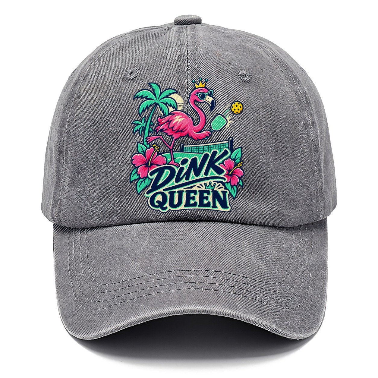 Flamingo Dink Queen Pickleball Life Classic Cap – Urban Haze
