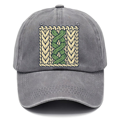 Cable Stitch Swatch Yarn Crafts Classic Cap – Urban Haze