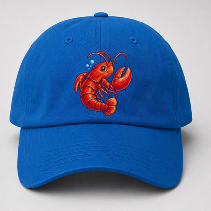 Lobster Tail Curl Sea Sprite Baseball Cap – Blue