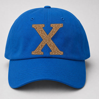Woven Tweed X Monogram Baseball Cap – Blue