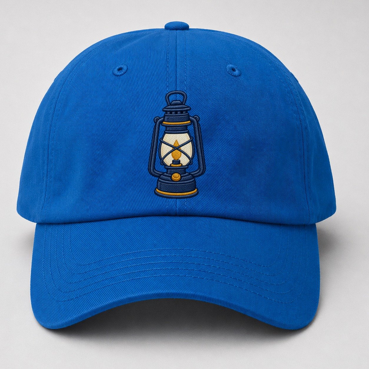 Camp Lantern Tiny Solo Marks Baseball Cap – Blue