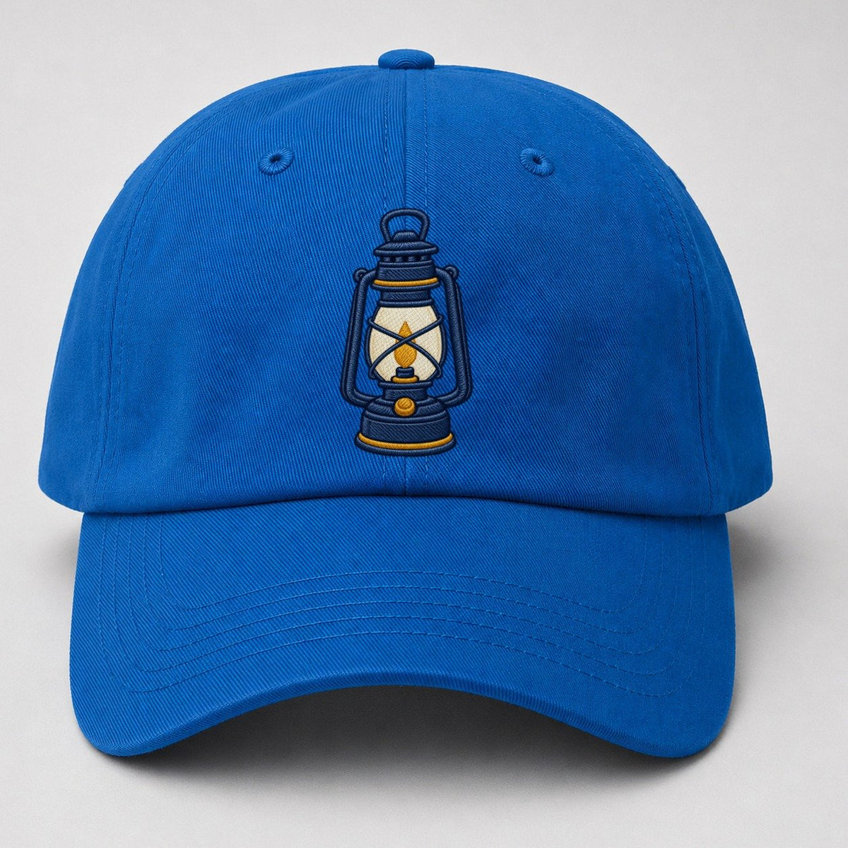 Camp Lantern Tiny Solo Marks Baseball Cap – Blue