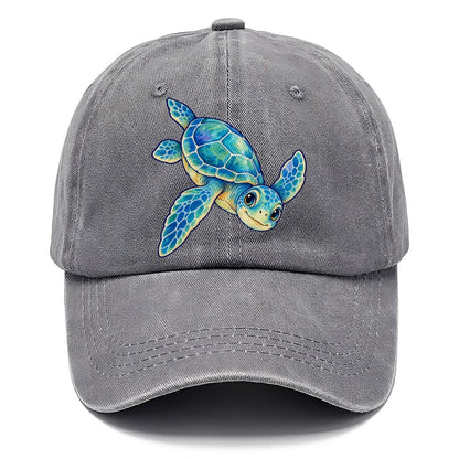 Sea Turtle Downward Glide Sea Sprite Classic Cap – Urban Haze