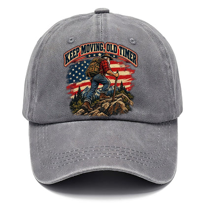 Keep Moving Old Timer Old Man Strong Classic Cap – Urban Haze