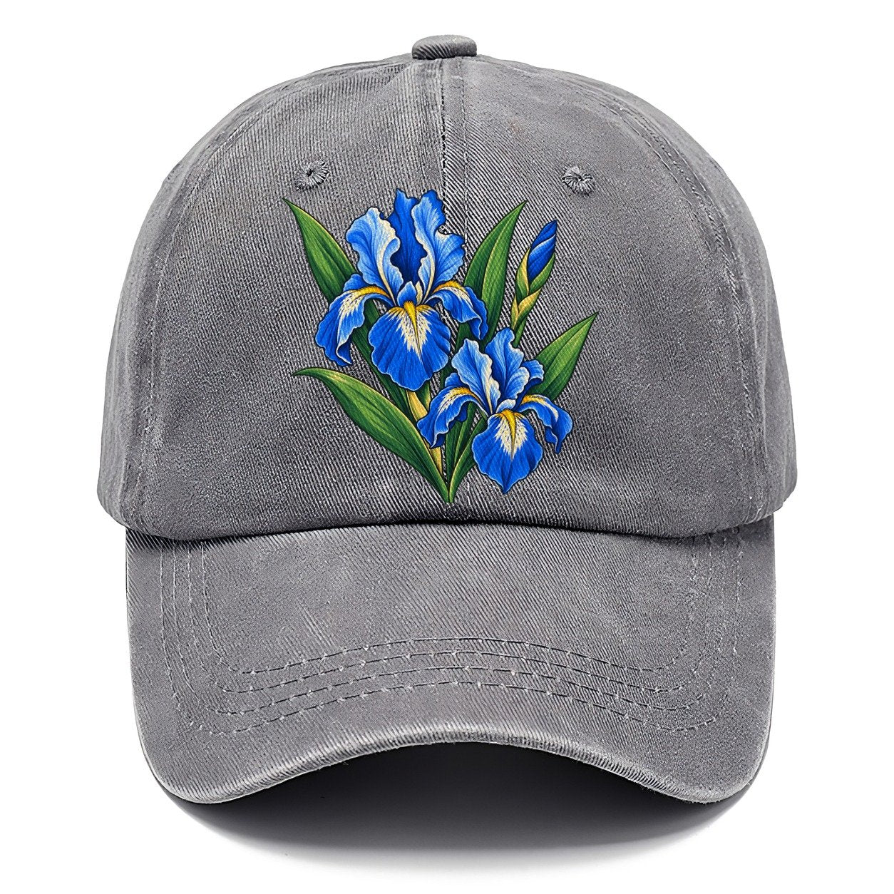 Quebec Blue Flag Iris Canada Cultural Icons Classic Cap – Urban Haze