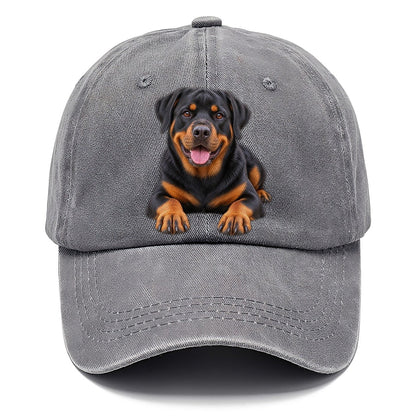 Rottweiler Lying Down Top Breeds Classic Cap – Urban Haze