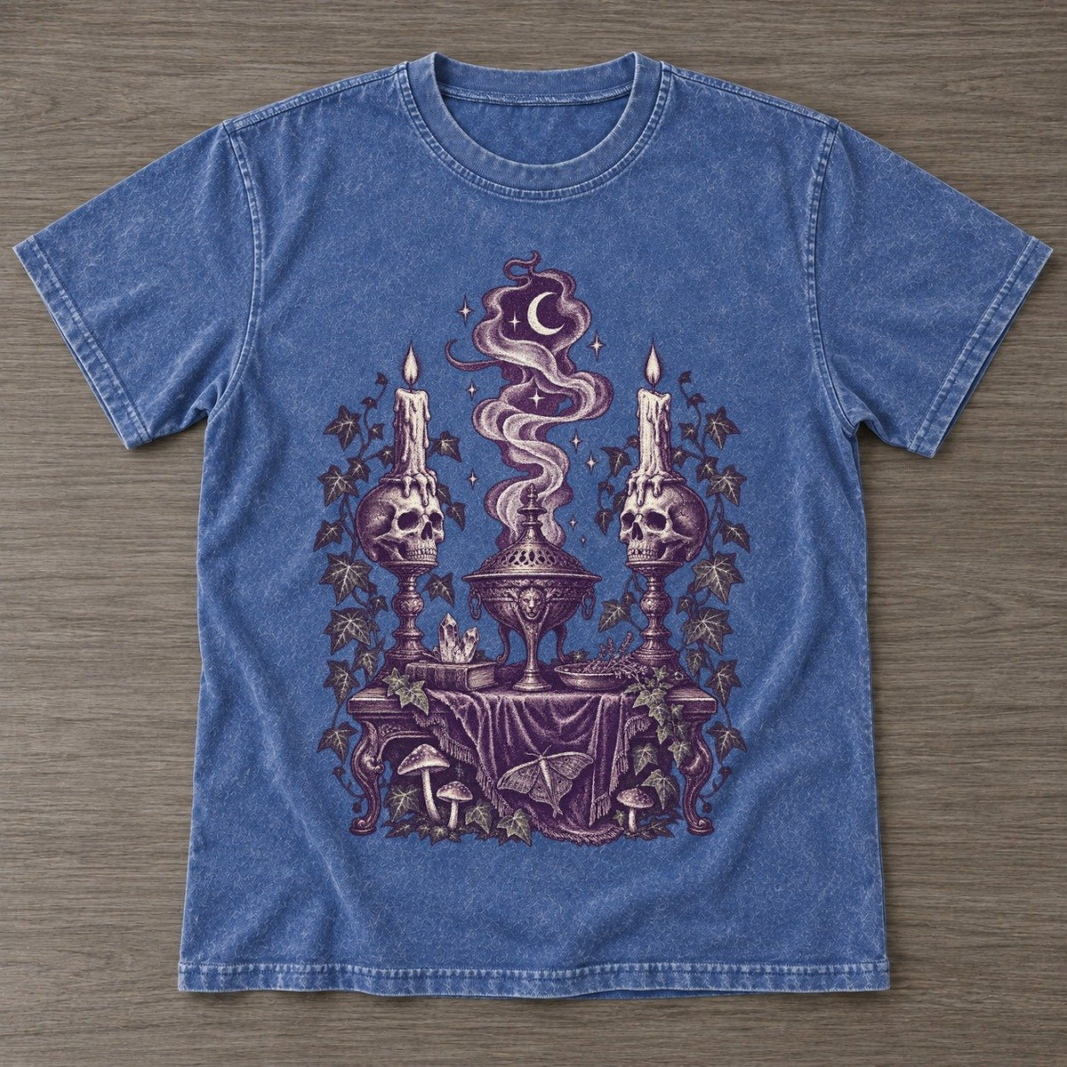 Washed Blue — front view
