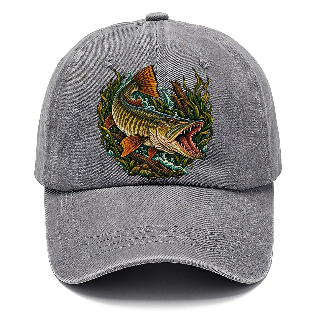 Muskie Ambush Fishing Club Classic Cap – Urban Haze