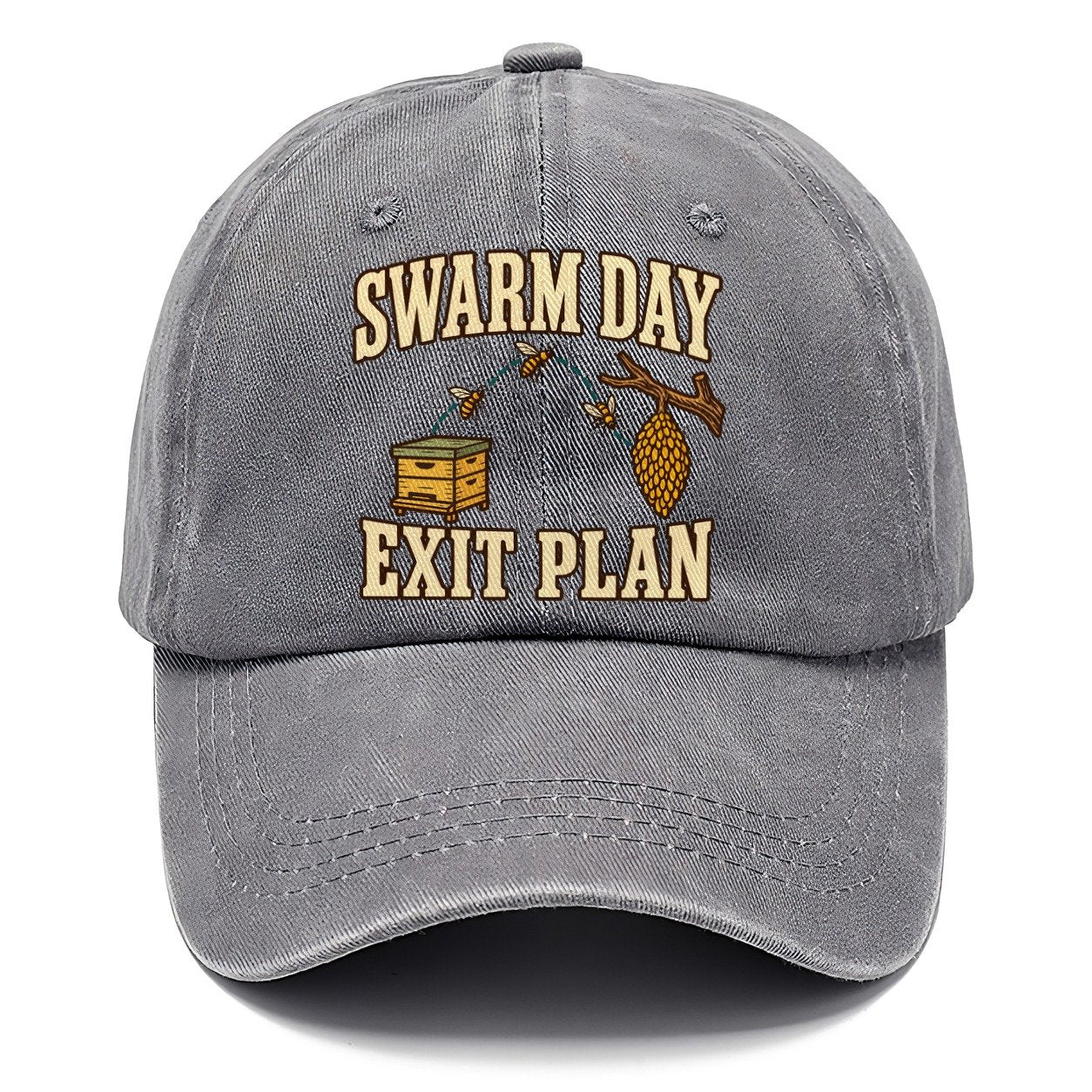 Swarm Day Exit Plan Beekeeping Classic Cap – Urban Haze