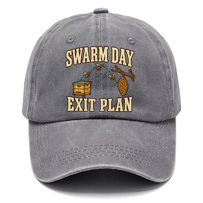 Swarm Day Exit Plan Beekeeping Classic Cap – Urban Haze