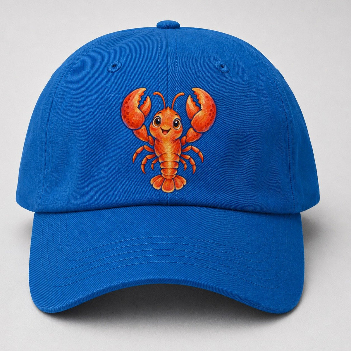 Lobster Front Claw Cheer Sea Sprite Baseball Cap – Blue