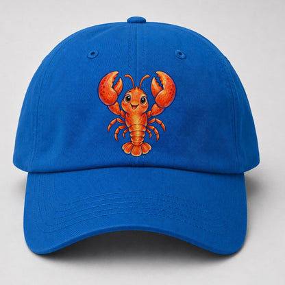 Lobster Front Claw Cheer Sea Sprite Baseball Cap – Blue