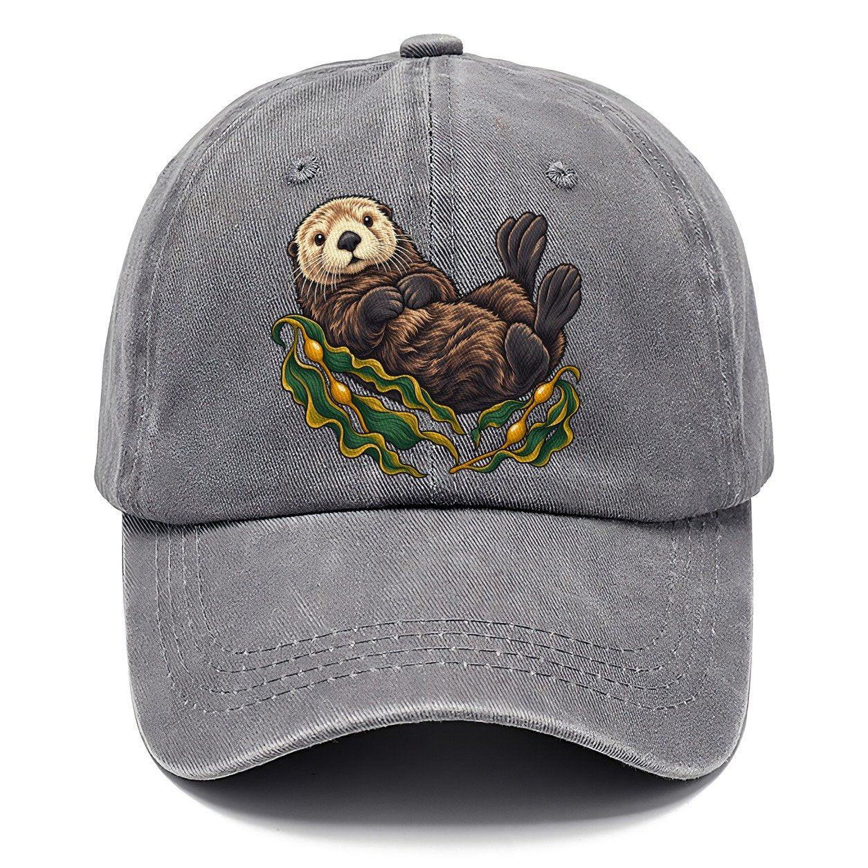 Sea Otter And Bull Kelp Canada Cultural Icons Classic Cap – Urban Haze