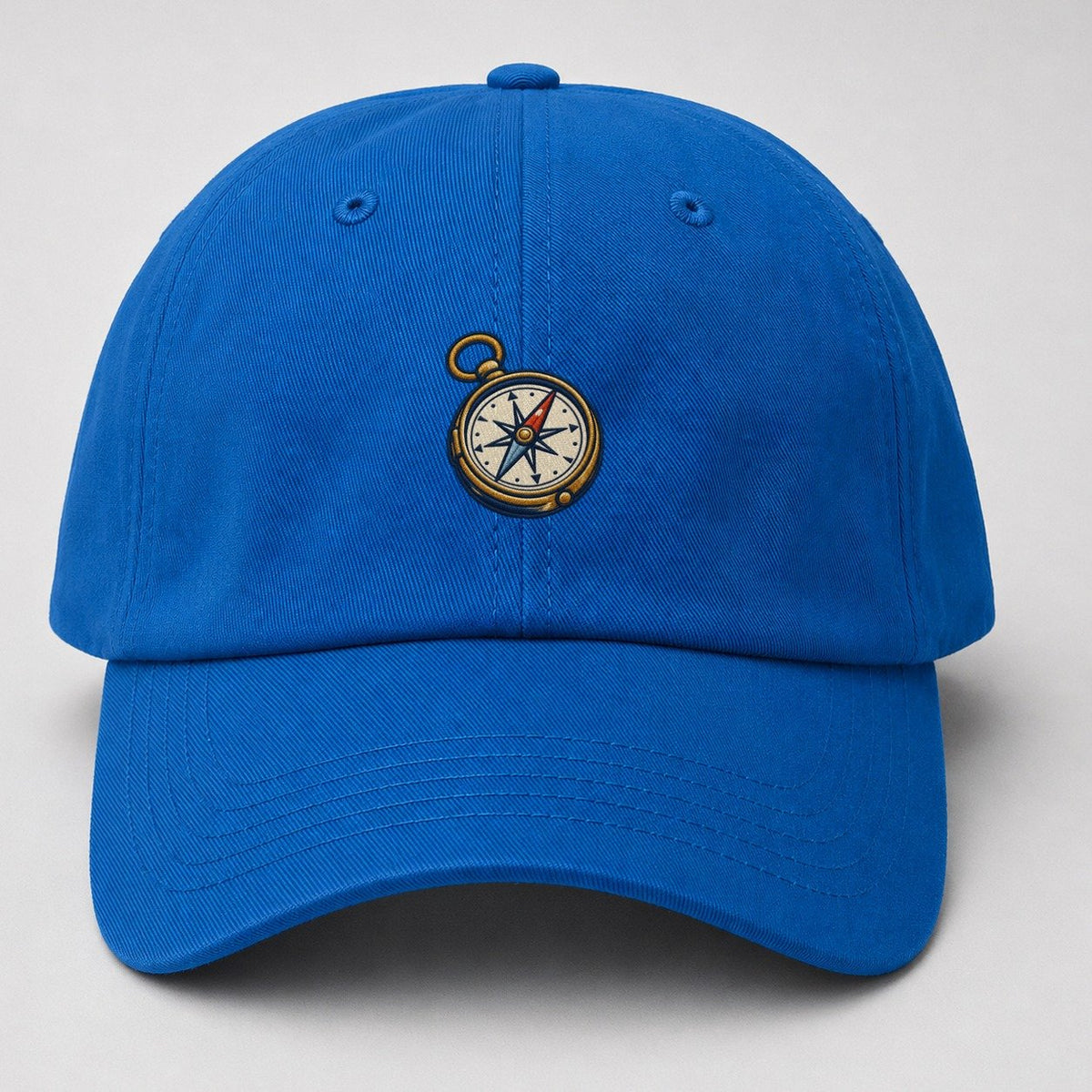 Outdoor Compass Tiny Solo Marks Baseball Cap – Blue