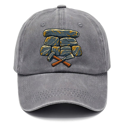 Seven Stone Wall Mason Hammer And Chisel Uk Culture Heritage Classic Cap – Urban Haze