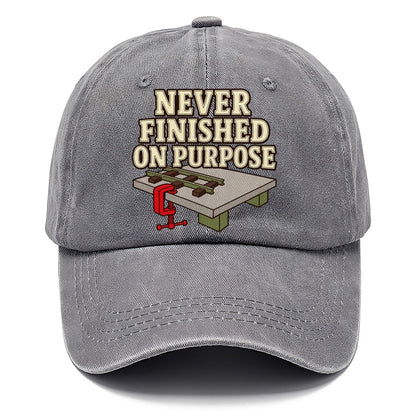 Never Finished On Purpose Model Railways Classic Cap – Urban Haze