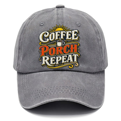 Coffee Porch Repeat Retired Living Classic Cap – Urban Haze
