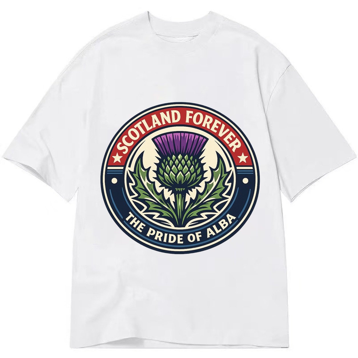 Highland Heritage Emblem 3c22fce65d34 1770440654247 Classic T-shirt – White