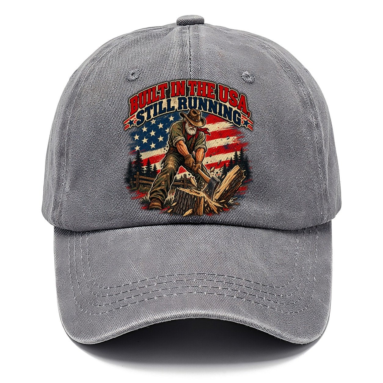 Built In The Usa Still Running Old Man Strong Classic Cap – Urban Haze