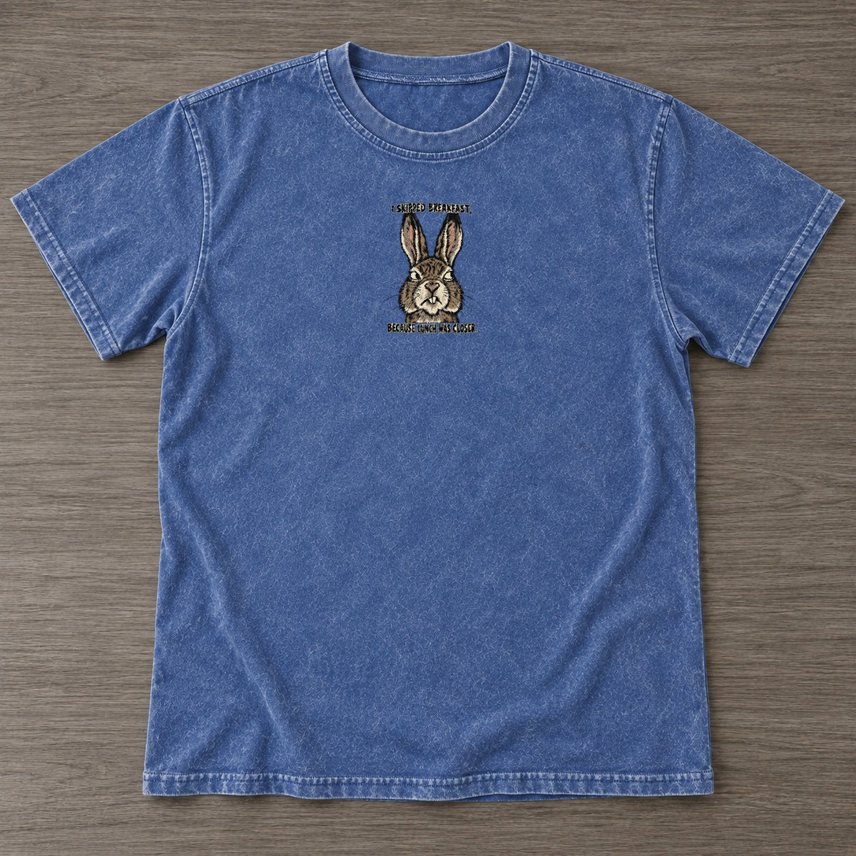 Washed Blue — front view