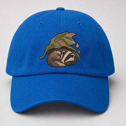 Badger Leaf Shelter Gentle Wild Baseball Cap – Blue