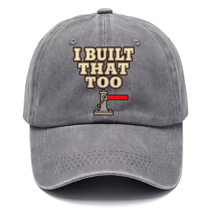 I Built That Too Model Railways Classic Cap – Urban Haze