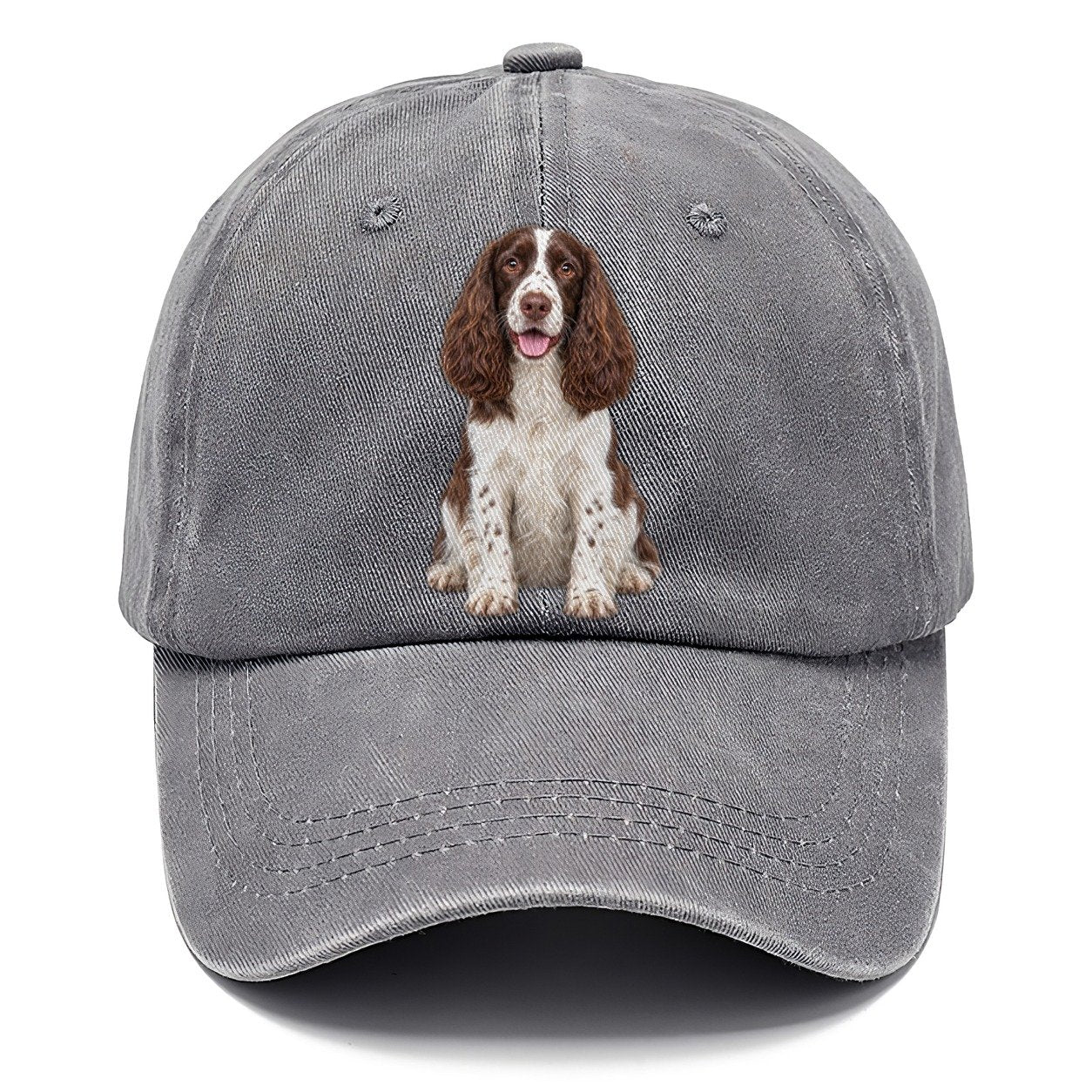 English Springer Spaniel Sitting Top Breeds Classic Cap – Urban Haze
