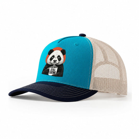 Giant Panda Mug Truths Trucker Hat – Teal Navy