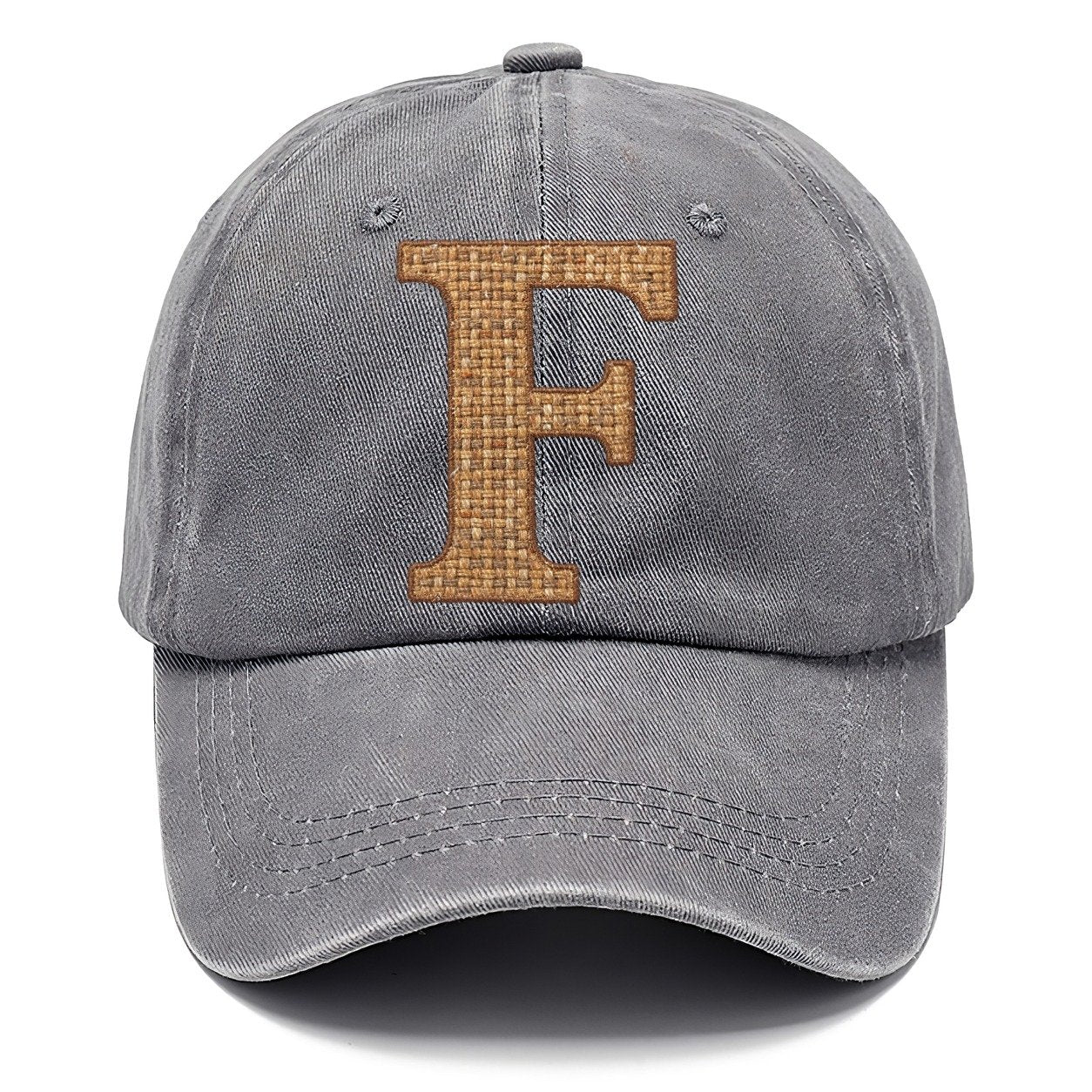 Woven Tweed F Monogram Classic Cap – Urban Haze