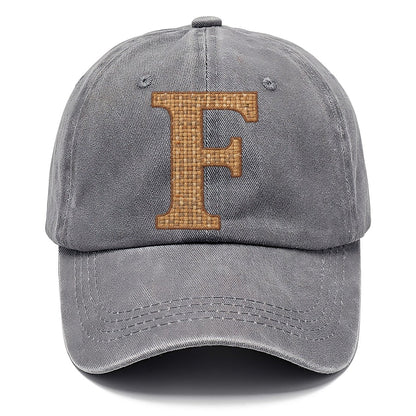 Woven Tweed F Monogram Classic Cap – Urban Haze