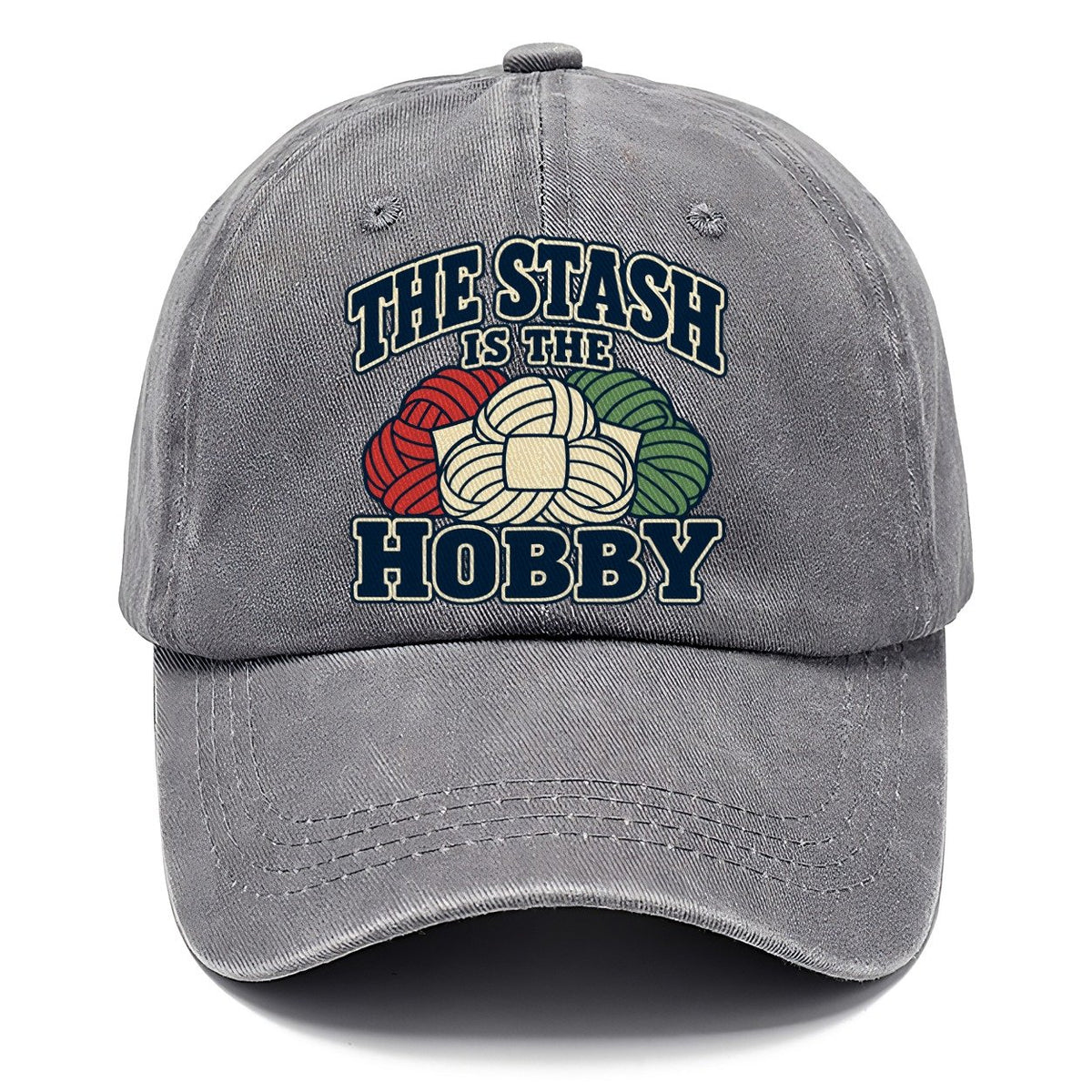 The Stash Is The Hobby Yarn Crafts Classic Cap – Urban Haze