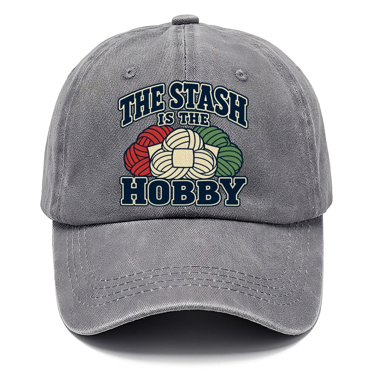 The Stash Is The Hobby Yarn Crafts Classic Cap – Urban Haze