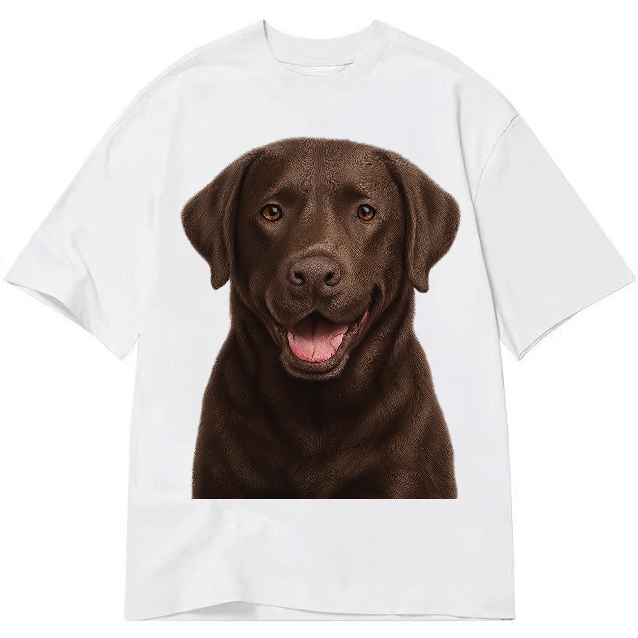 Labrador Friendly Family Classic T-shirt – White