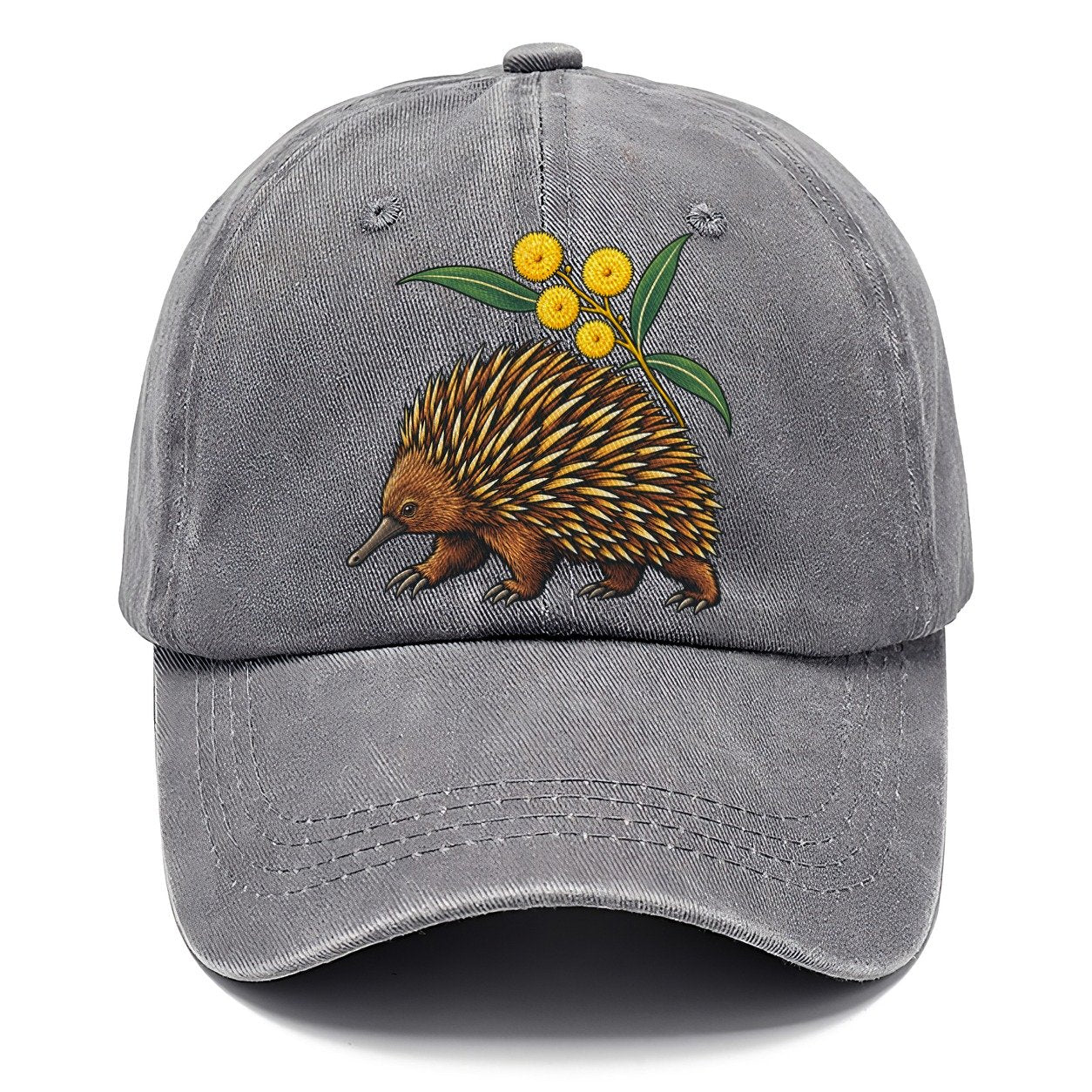 Short Beaked Echidna And Golden Wattle Australia Cultural Icons Classic Cap – Urban Haze