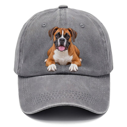 Boxer Lying Down Top Breeds Classic Cap – Urban Haze