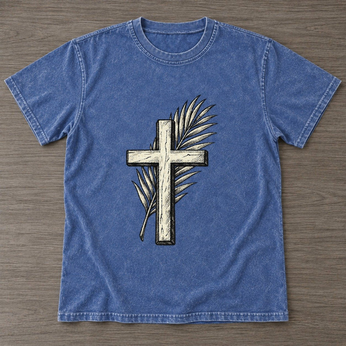 Washed Blue — front view