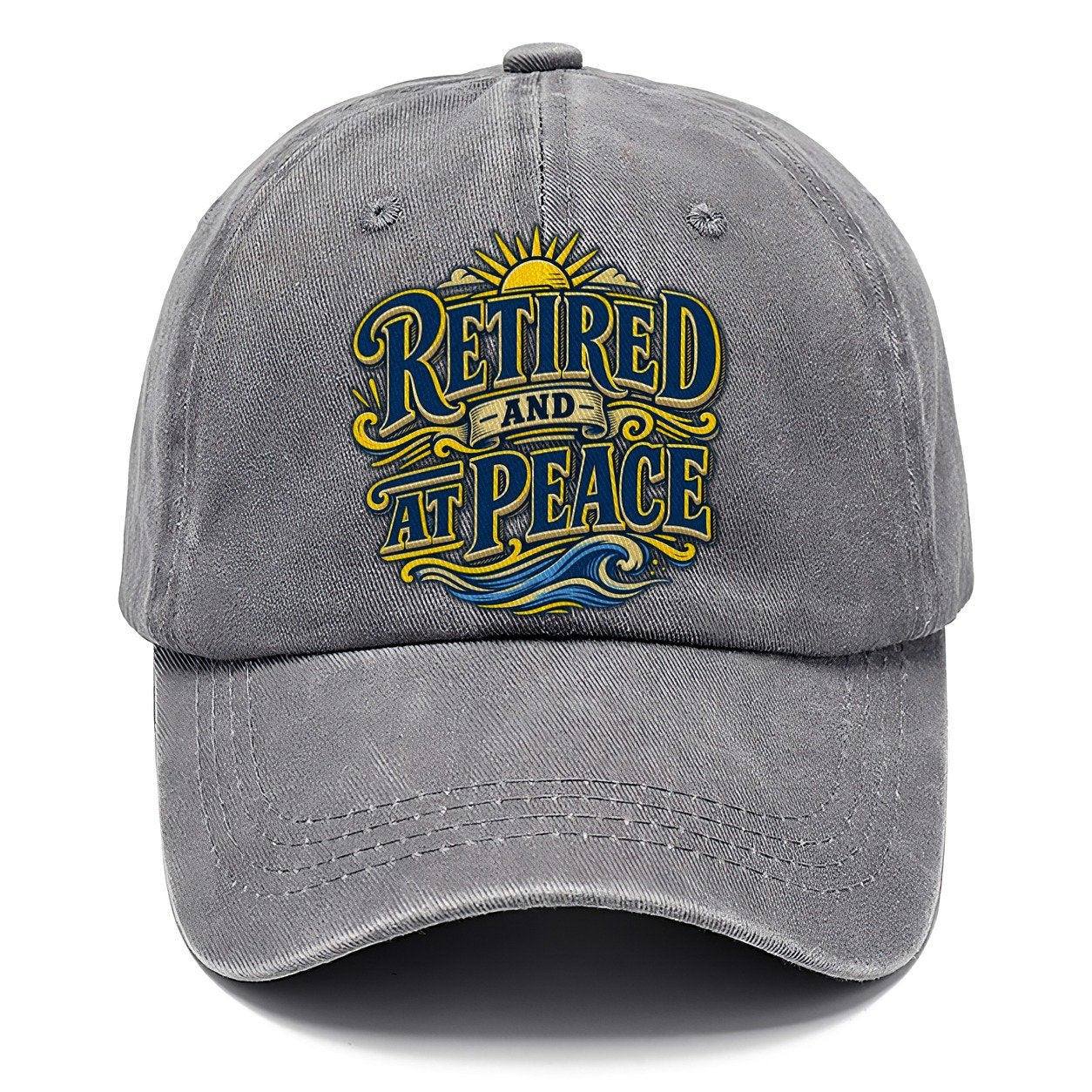 Retired And At Peace Retired Living Classic Cap – Urban Haze