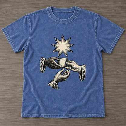 Washed Blue — front view